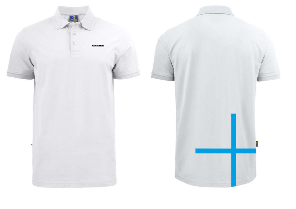 PROJOB Poloshirt 2021 PIQUE weiß Größe 2XL