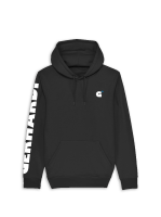 UNISEX-HOODIE-SWEATSHIRT schwarz
